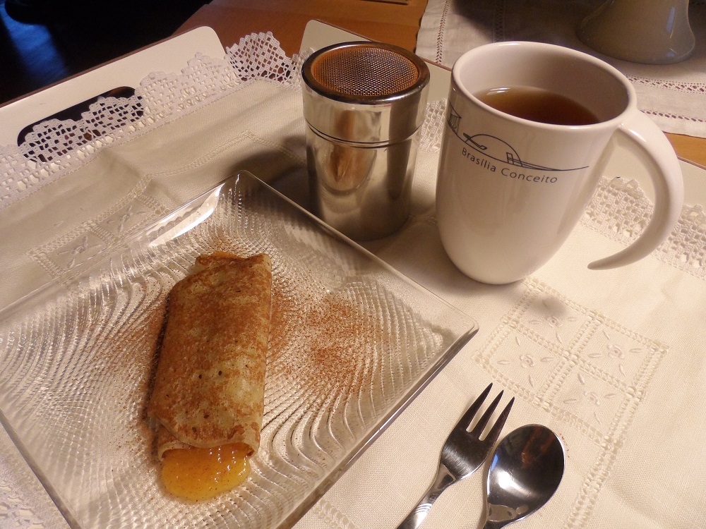 hora do chá-crepe doce de ovos-caneca brasília