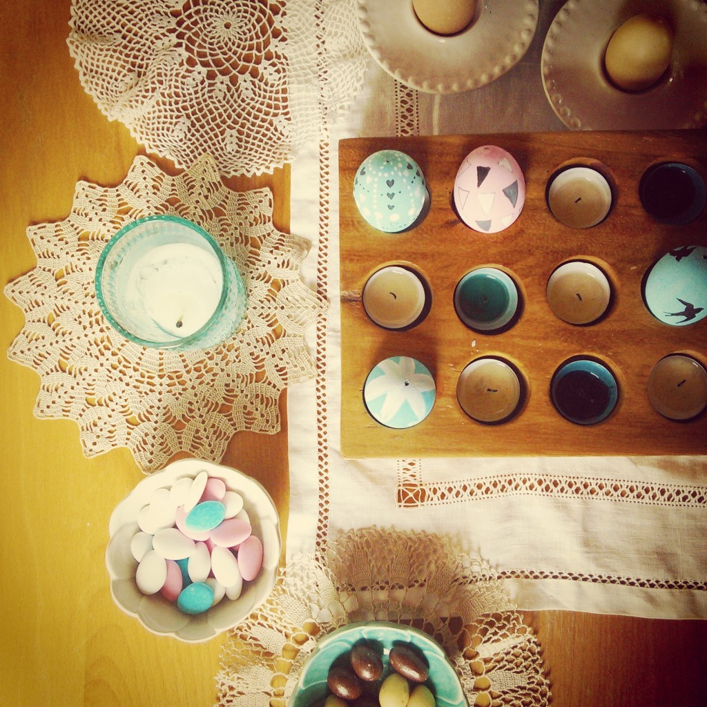 ovos de páscoa decorados