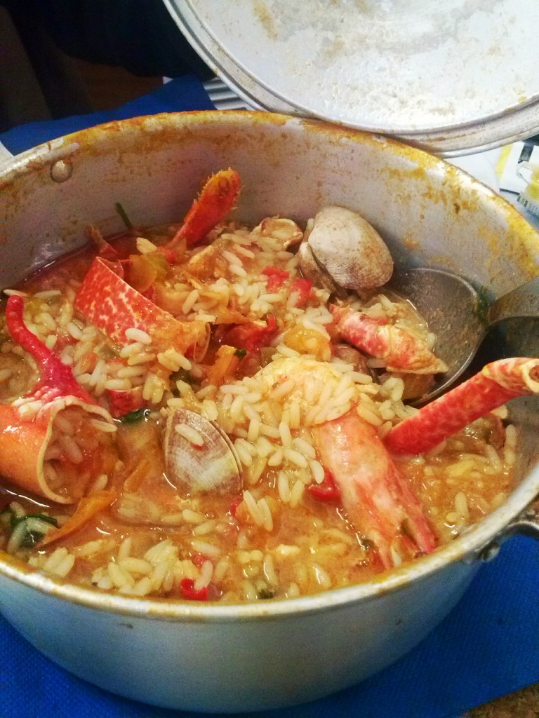 arroz de lavangante